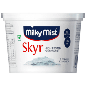 Milky Mist Skyr Plain Yogurt – High In Protein, Low Fat, 250 g
