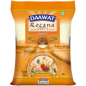 Daawat Basmati Rice/Basmati Akki – Rozana Super 90, 5 kg